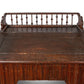 Antique Stick And Ball Rustic Slant Desk